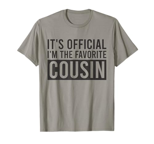 It's Official I'm The Favorite Cousin Birthday Saying T-Shirt