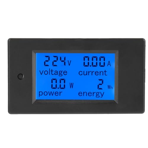 PEACEFAIR PZEM-021 LCD Display Digital AC Voltage Current Power Energy Meter - Accurate Measurement Tool for Home and Office Use