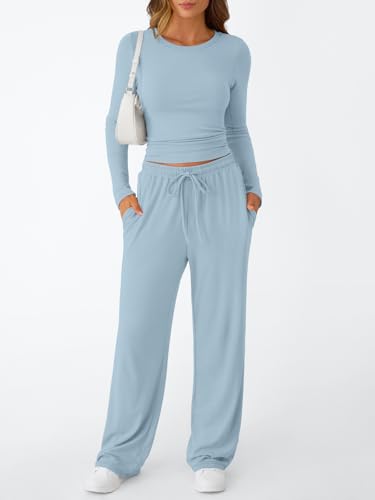 image for Trendy Queen Womens Two 2 Piece Matching Lounge Sweat Sets 2025 Early 
