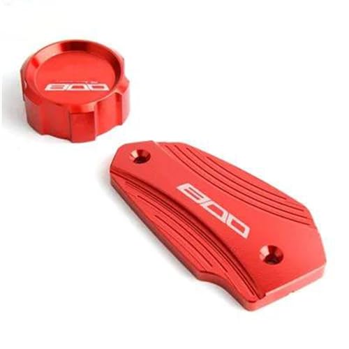 Tapa de depósito de frenos para Kawasaki Z800 2013-2016 delantera y trasera en color rojo