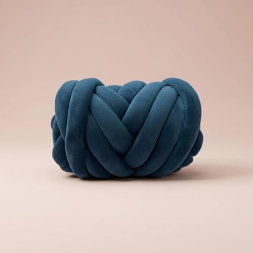 Cobija de terciopelo tubular verde para decoración 7