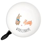 Mr. & Mrs. Panda klingel mit Namen Hasen Muschel - Personalisierte Geschenke, Fahrradklingel, Strand, Meer, Personalisiert, Muttertag, Bedruckt, Beste Freundin, Muscheln, Best Friends