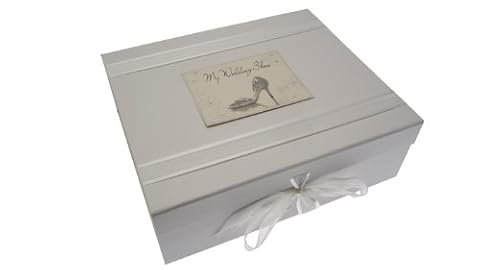 White Cotton Cards Moje buty ślubne duże pudełko na pamiątkę