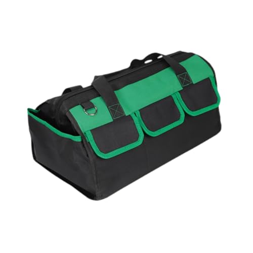 WEITINGKKK tool storage bag, Oxford Cloth Tool Storage Bag with Multiple Pockets Wide Mouth Portable Multiple Sizes(18inch)