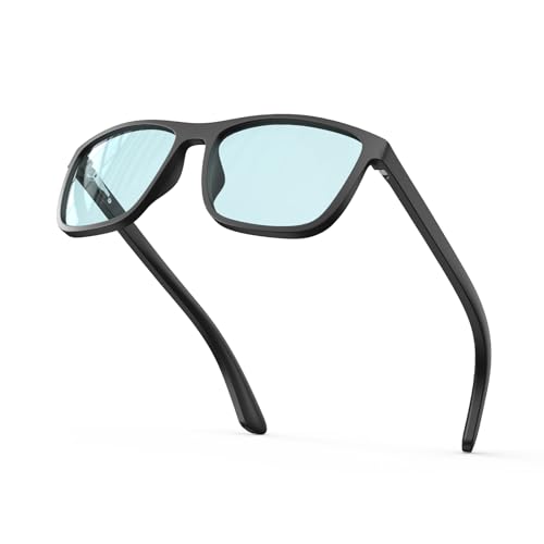 Image of Bloomoak Specialized Anti-Glare Driving Glasses - Softens LED Headlight Glare & Enhances Visual Clarity for Low Light & Night Driving - Category 0 Light Blue Tint