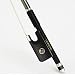Black Carbon Fiber Cello bow Full Size 4/4 Lightweight Ebony Frog Mongolian Horsehair