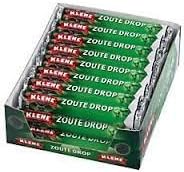 Klene Zoute Rol Drop (Salty Roll Licorice) 24 rolls by Klene