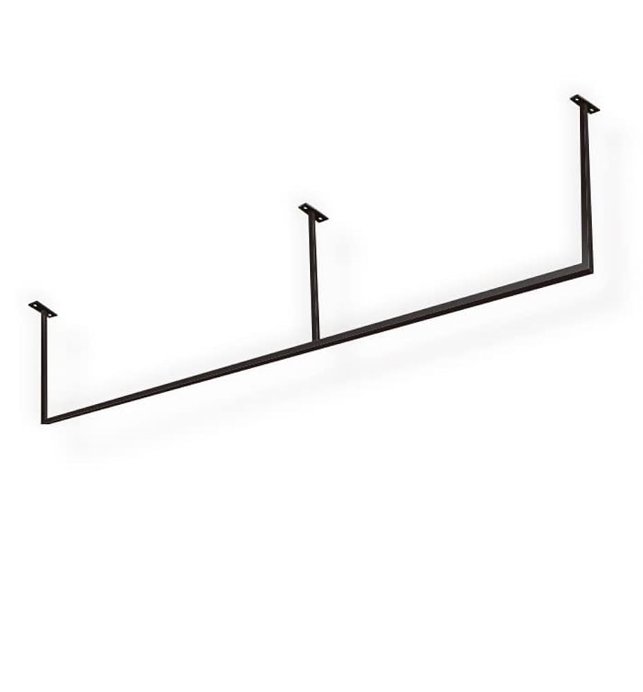 アイアンバー、物干し 室内物干し アイアンバー E型 W2500まで 洗濯物干し 物干し 天井