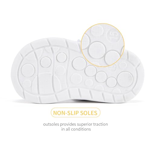 Image of BMCiTYBM Baby Boy Girl Closed Toe Summer Toddler Sandals Lightweight Shoes Infant Non-Slip First Walking Sneakers 6 9 12 18 24 Months 2-3 Years