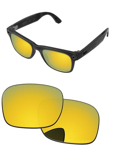 Image of Replacement Lenses for Ray-Ban Meta Wayfarer RW4006 & RW4012 50mm AI Glasses - Photochromic, Anti Blue Light Lens