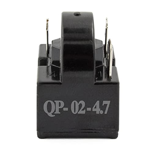 Iromehony Qp-02-4.7 3Pin 4.7Ohm Ptc Start Relay Replacement For Qp2-4.7 Fit For Mini Fridges Beverage & Wine/Beer Coolers Deep Freezers Beer/Wine Refrigerators Replaces For Vissani Danby Compressor Starter thumb #5