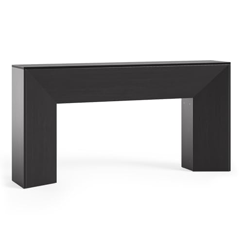 LITTLE TREE Console Table for Entryway, 63 Inches Extra Long Black Wooden Sofa Table for Living Room, Modern Hallway Foyer Table for Entrance, Easy Assembly by LITTLE TREE - Image 5