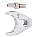 Distributor Clamp,Chrome Billet Aluminum Distributor Clamp Hold Down for Chev SBC BBC SB BB HEI Electronic