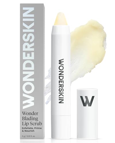 Wonderskin Lip Scrub - 3-in-1 Exfoliator & Moisturizer, Lip Exfol...