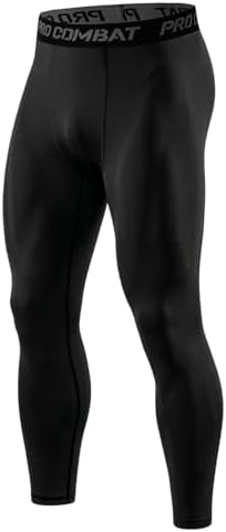 HYCOPROT Men's Compression Pants Athletic Tight,Leggings Base Layer Bottoms for Running Workout Sports Yoga Basketball