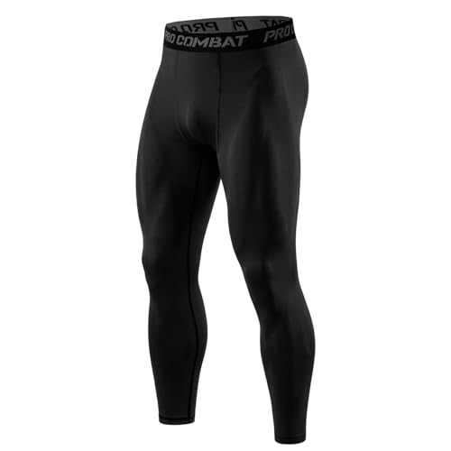 HYCOPROT Men's Compression Pants Athletic Tight, Leggings Base Layer Bottoms for Running Workout...