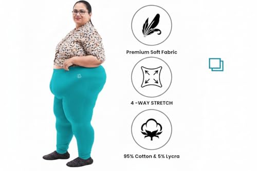 Image of BIGTEES Cotton Leggings for Women Full Length | Stretchable, Soft & Comfortable Pants for Women