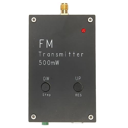 Fm Transmitter Stereo Transmitter, 500mW FM Transmitter 88?108MHz Work Range Type C Port 320 Transmitter Frequencies for Church Parking Lot