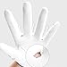 Agoky Unisex Left Hand Golf Glove High Grade Sheepskin Slim Fit Outdoor Sports Breathable Soft Wear Resistant Fashion White Medium