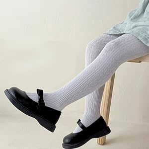 Baby Girls Cable Knit Tights Thick Cotton Toddler Footed Leggings Dance Pantyhose Dress Winter Warm Stockings for Kids - Image 6