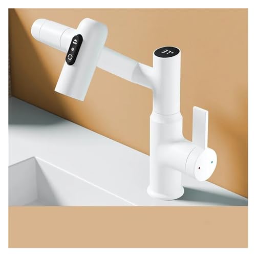 Robinet de bassin LED avec spray multifonction 360° pour simplifier votre lavage