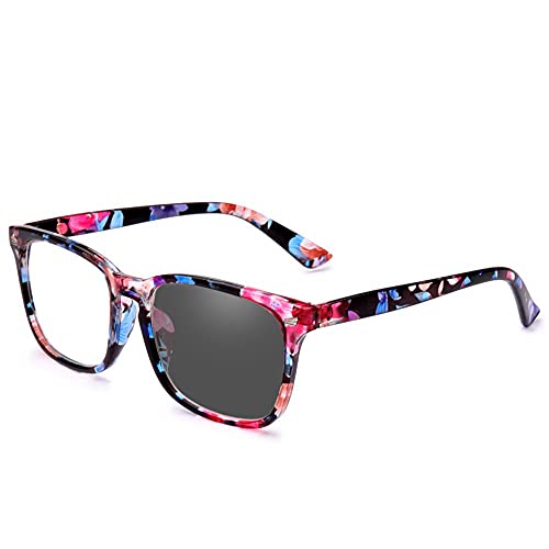 Jcerki Photochromic -1.75 Distance nearsighted Myopia glasses Multi-colored Frame Unisex Spectacles