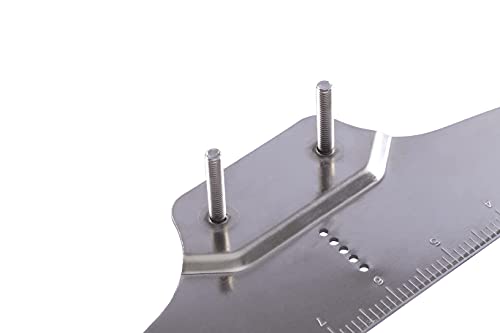 Genericbrands Tread Template, Stair Tread Template Set, Stair Tread Gauge And Shelf Layout Tool, Replacing Template Step Riser Splint, Both Tread Templates Are Printed 12 With Inch Rulers Nickel #TOP4