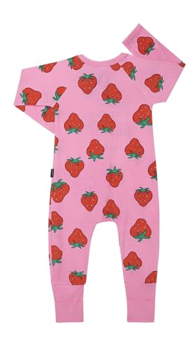 Bonds Baby Zippy Wondersuit - Strawberry Sugar Pink, Estampa L8r, R8a, 12-18 Meses