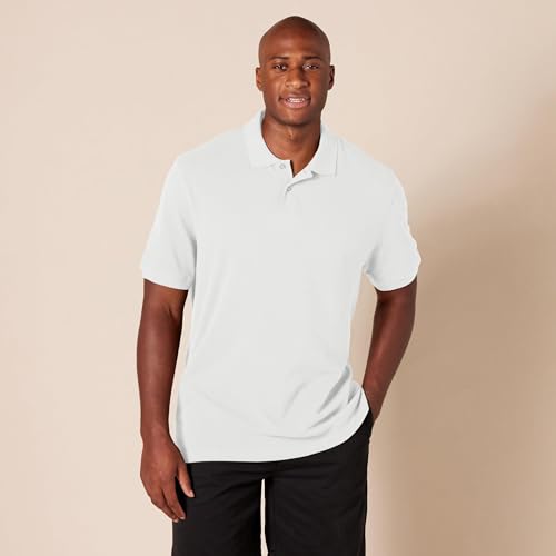 Image of Amazon Essentials Men's Slim-Fit Short-Sleeve Cotton Pique Polo Shirt