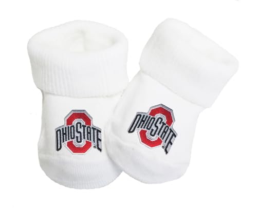Image of Future Tailgater Collegiate Licensed Baby Toe Bootie Socks 0-9 Months