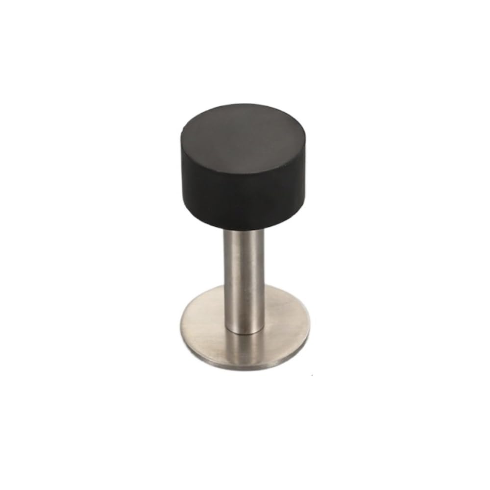 Luercher One Color Door Stop Door Holder Anti-Collision No Nail Doorstop Stainless Steel Buffer Door Stopper Door For Home Office(80Mm)