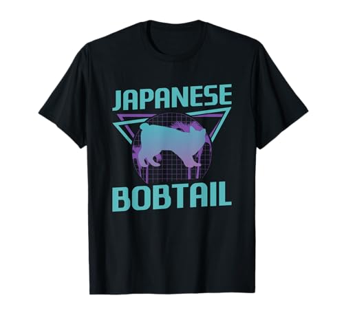 Retro Japanese Bobtail Cat Lover T-Shirt