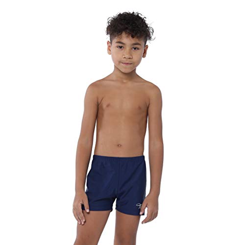 Boys Swim Jammers Quick Dry Swim Shorts Youth Kids Athletic Boxer Swimsuit Trunks, Dark Blue 5