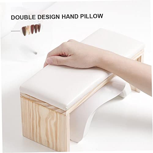 Repose-main double couche manucure pour soulager le dos sur table ongle - 7