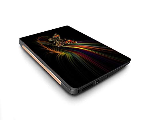 Image of GalaxsiaTM Butterfly D6 Vinyl Laptop Skin /Sticker /Cover /Decal Compatible for Any 14 inch Inches Laptop (Hp /Dell /Sony /Acer /Lenovo /Asus. Etc) Or Notebook.