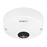 Samsung Hanwha Wisenet QNF-8010 6MP IP PoE Fisheye cámara CCTV de seguridad interna
