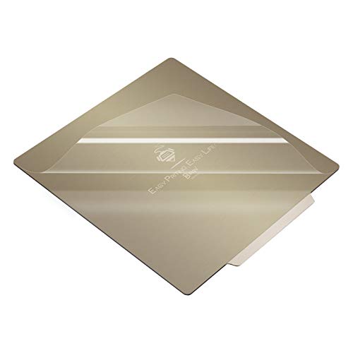 BIQU Flexible Steel Removable Platform with PEI and Magnetic Bottom Heated Bed Build Surface 235x235mm for BIQU B1, for Ender 3, Ender-3 Pro, Ender 5 3D Printer