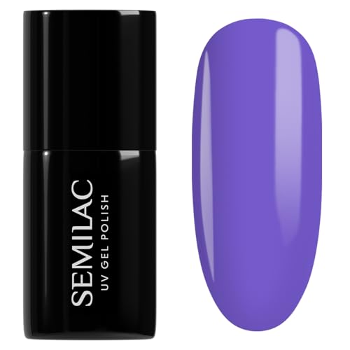 Semilac UV Nagellack 975 Purr-Ple 7ml Farbgel ManikĂĽre