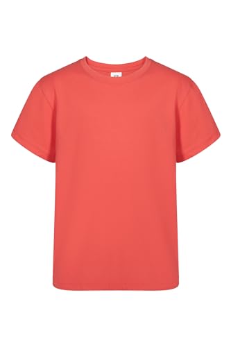 Mukua Melbourne Kids Maglietta a Maniche Corte, Corallo Fresco, 12-14 Anni Unisex-Bambini e Ragazzi