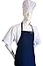 Midnight Black Color Apron for Teens From CHEFSKIN