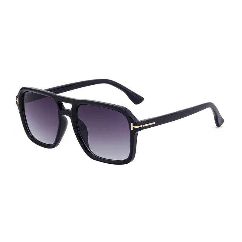 Luxury Square Sunglasses for Women – Premium Metal Frame, UV400 Protection & Timeless Elegance