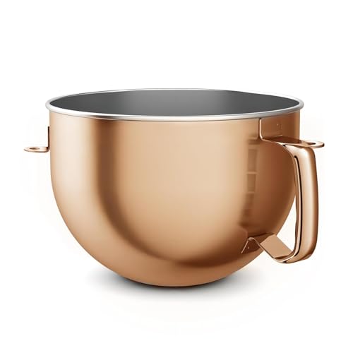 6 Qt Copper Stainless Steel Mixer Bowl for KitchenAid Bowl Lift Mixer