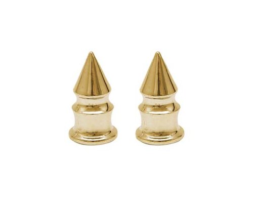 Spike Valve Caps Gold.