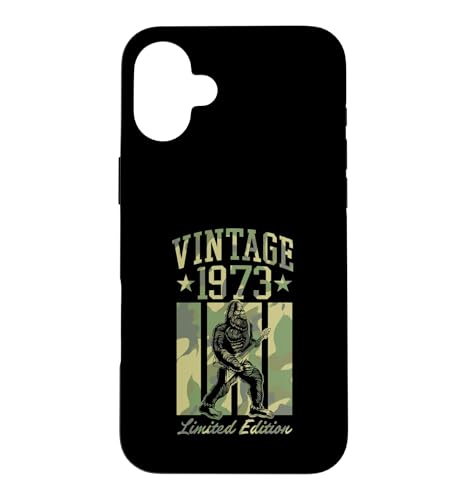Vintage 1973 Bigfoot Sasquatch �e�[�}�M�^�[ ����� �X�}�z�P�[�X iPhone 16 Plus �p