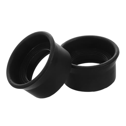 FUNNETOYU 2 Stück Gummi Okularschutz Augenmuschel Ferngläser Mikroskope Augenschutz Blend Schutzscheiben Komfortabel Langlebig Vielseitig Einsetzbar