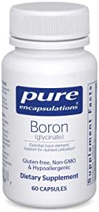 Pure Encapsulations Boron (Glycinate) | Supplement for Hormone Balance, Bone Strength and Health, Connective Tissue, and Nutrient Metabolism* | 60 Capsules