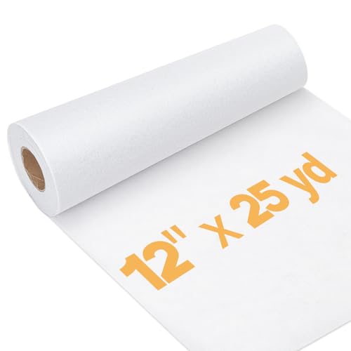 Fusible Interfacing Fabric for Sewing 12 x 25 Yard White