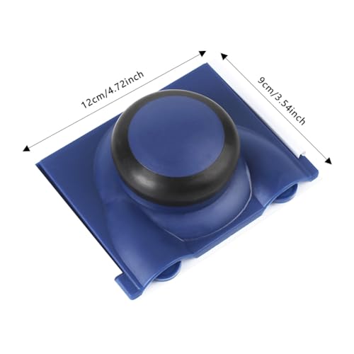 Tongdejing Paint EdgeTrimmer, Farbkanten-Werkzeug für Wandmalerei, Nylonborsten, Kanten, Eckwände und Decken, Maler, Multifunktions-Trimmer, Malerei, Wandkanten-Pad (blau)