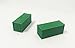 Outland Models Train Railway Accessories 20ft Freight Container Green x2 N Scale