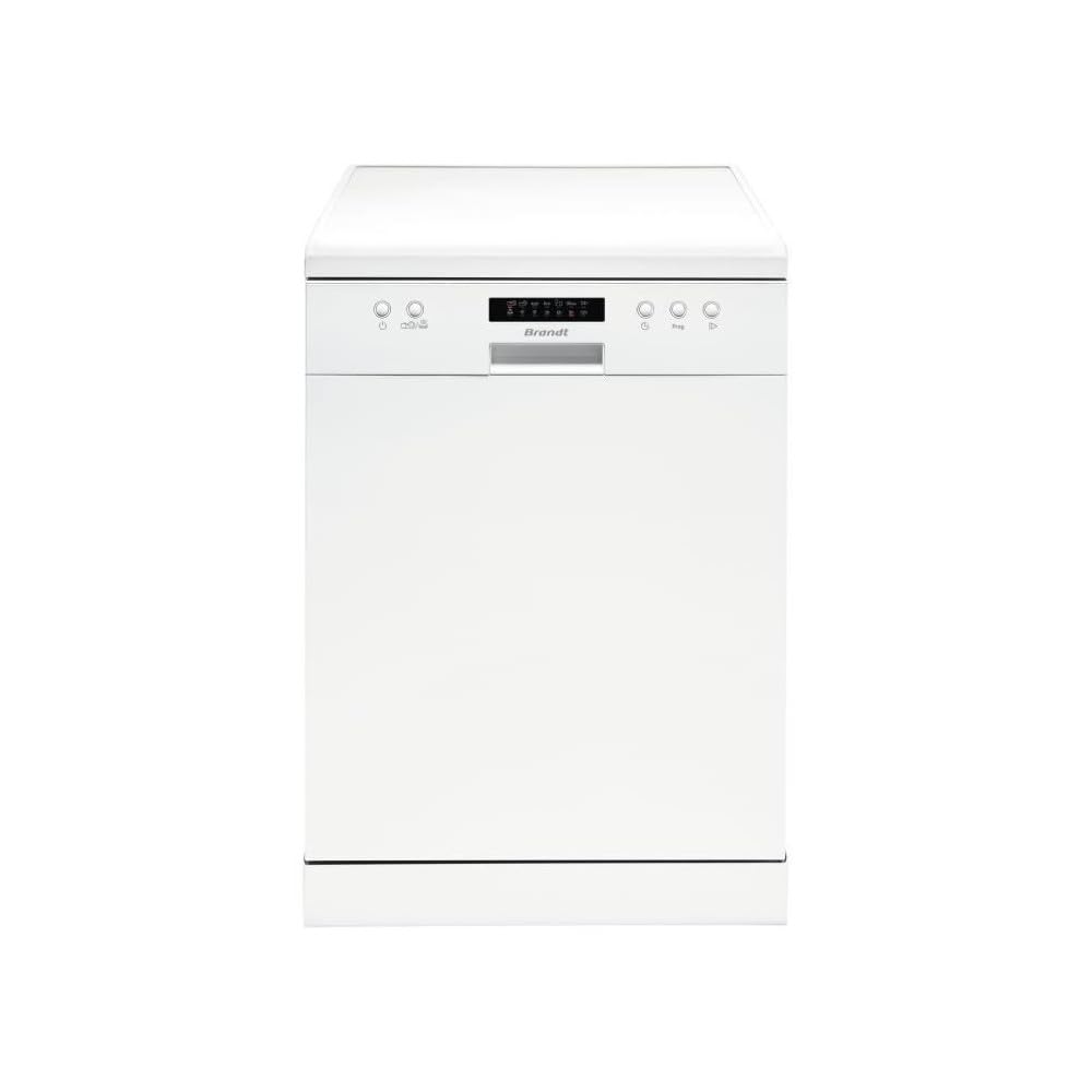 Lave-vaisselle pose libre BRANDT LVC328W - 12 couverts - L60cm - 48dB - Blanc